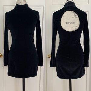 T by Alexander Wang Velvet Mini dress
